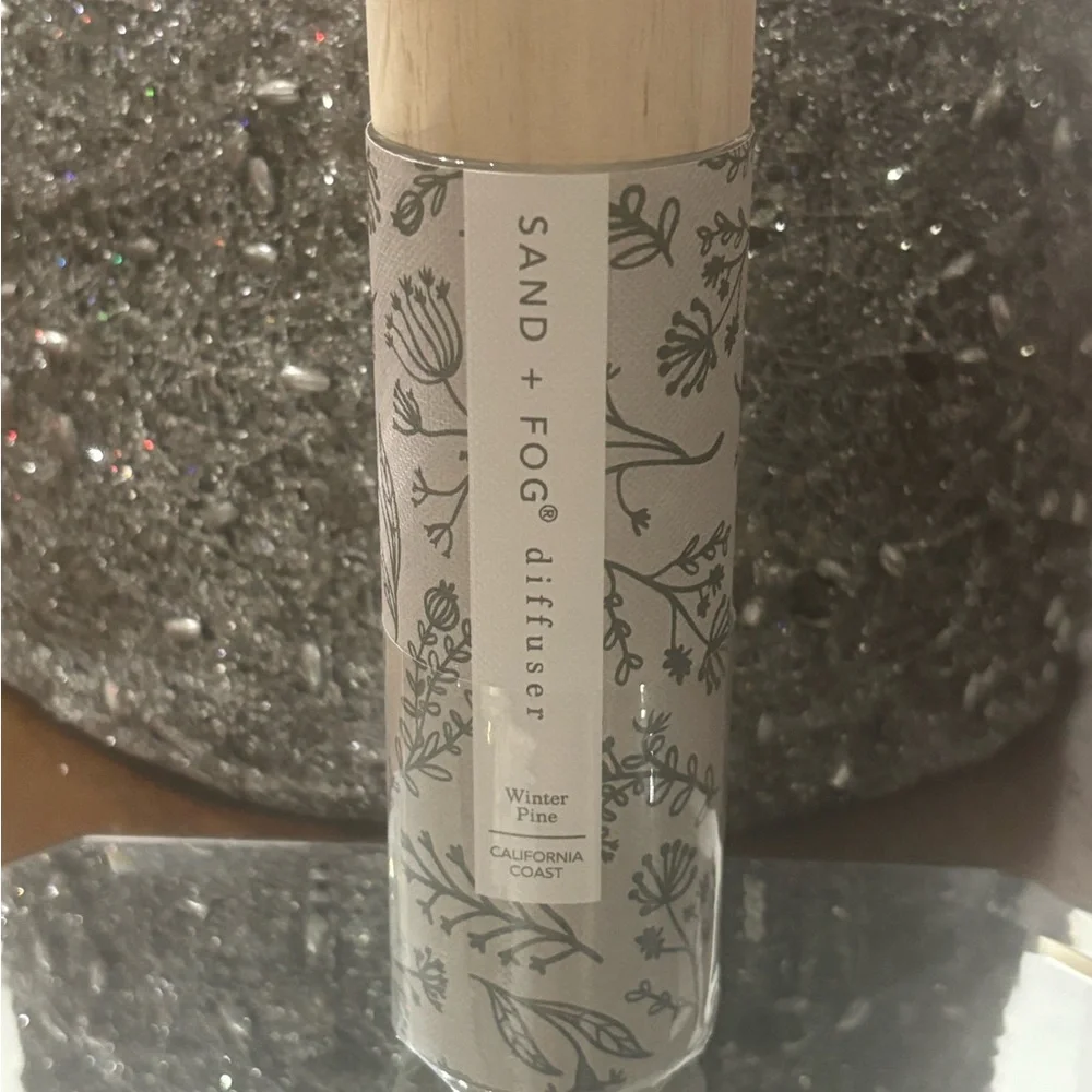 Sand + Fog Winter Pine Diffuser - Elegant Gray Design